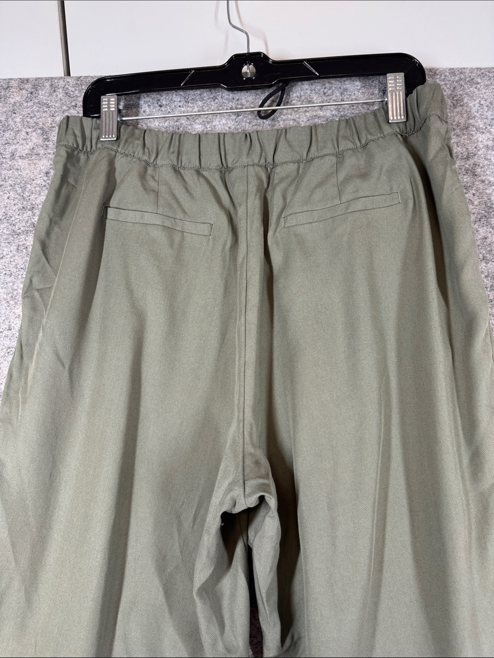 J.Jill Tencel Wide Leg Pants Sage Green M Petite Boho Casual Summer Resortwear - Picture 10 of 14